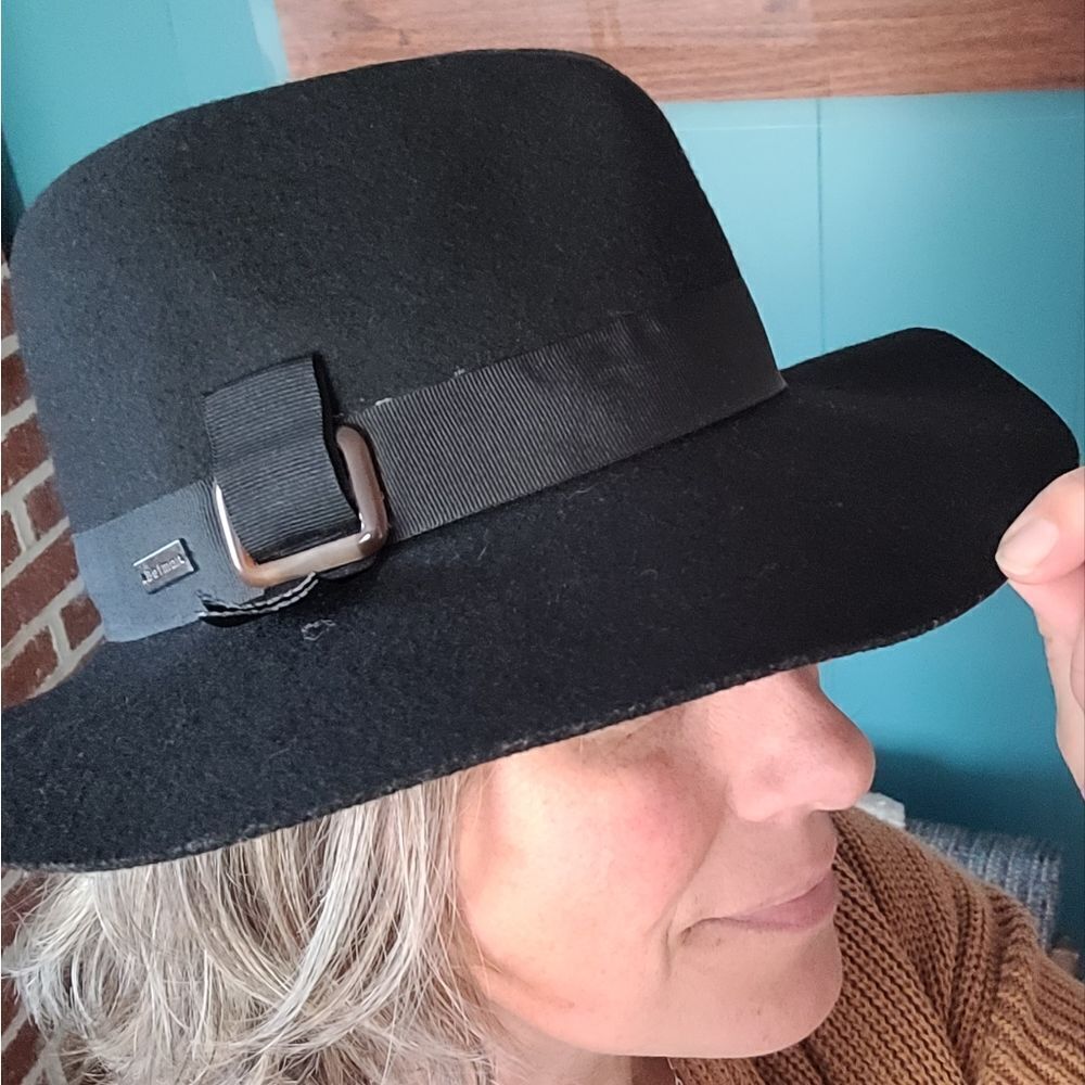 Betmar New York 100% Wool Black Fedora